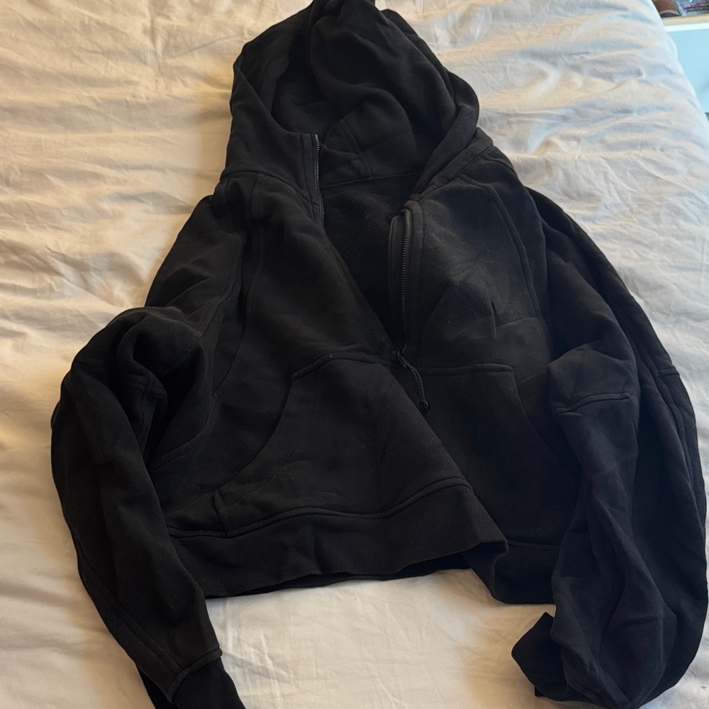 lululemon athletica half zip scuba hoodie